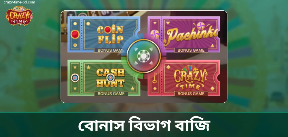 Crazy Time বোনাস সেকশন